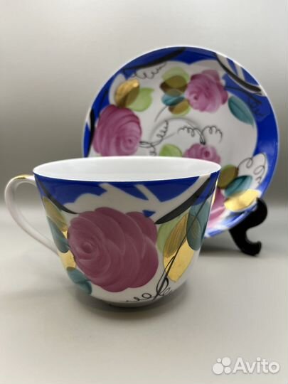 Чайная пара большая, Дулево, ссср, редкость