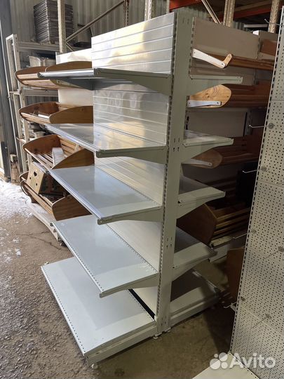 Стеллаж торговый островной 100/40/190