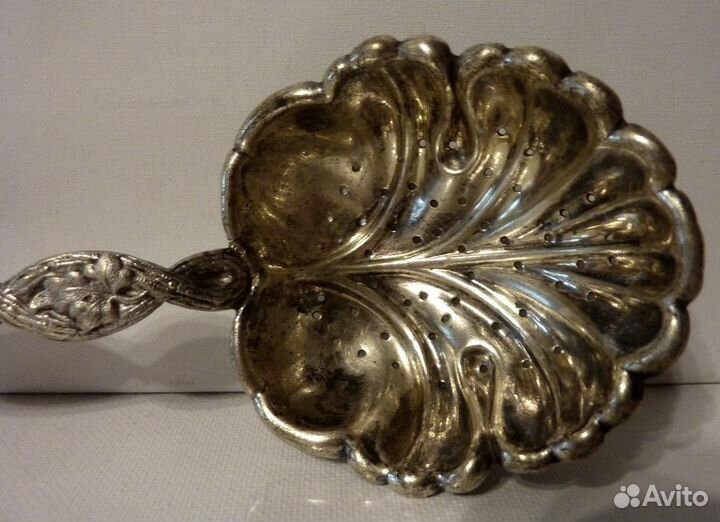 Шумовка антикварная 19 век большая ажурная.Редкая