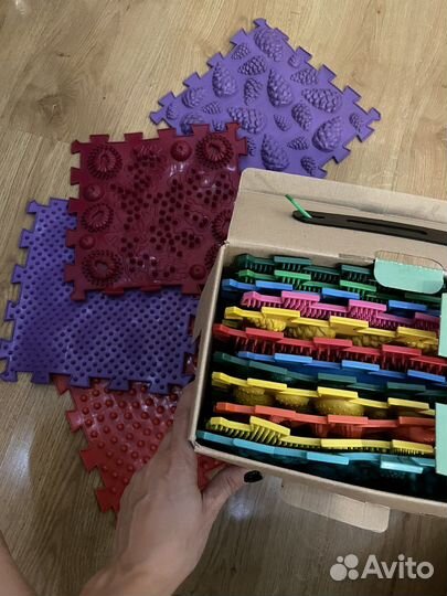 Массажный ортопедический коврик ортопазл