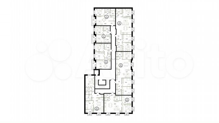 1-к. квартира, 46,3 м², 4/4 эт.