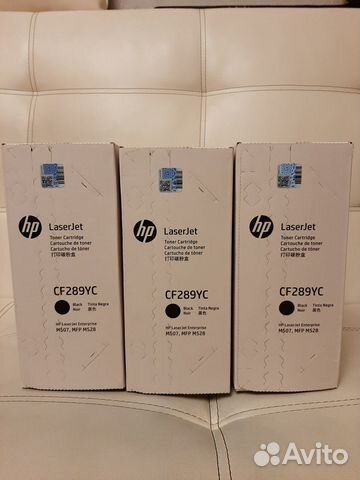 Картриджи cf289yc оригинальные