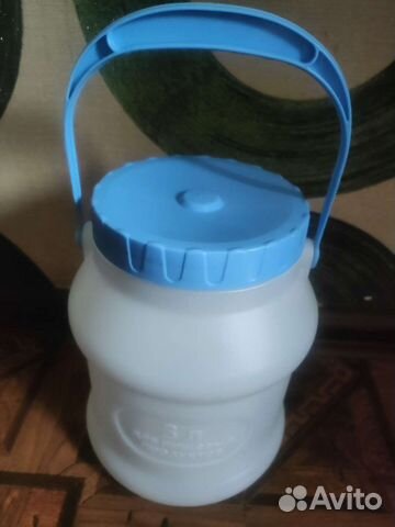 Бидон 3 л для пищевых продуктов. Новый