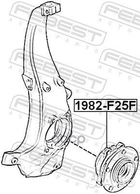 Ступица передняя BMW 6 F06 GC 2011-2013 febest