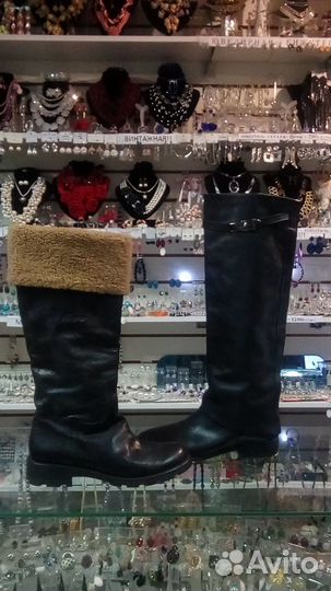 Сапоги женские натуральная кожа