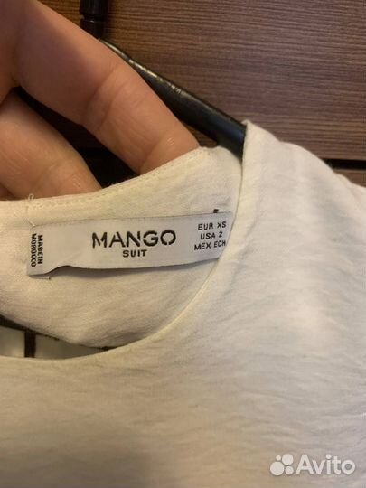 Блузка mango размер s белая