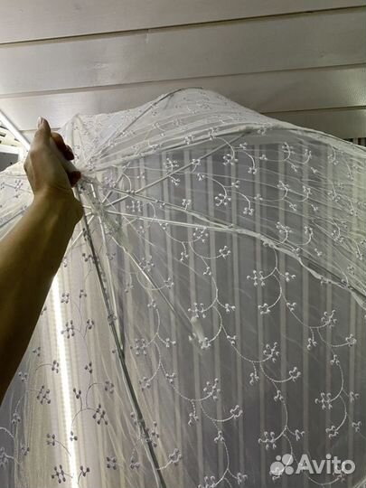 Зонт свадебный ручной работы