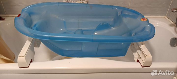 Ванночка для купания Baby OK с креплением на ванну
