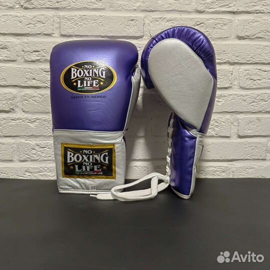 Боксерские перчатки no boxing no life кожаные