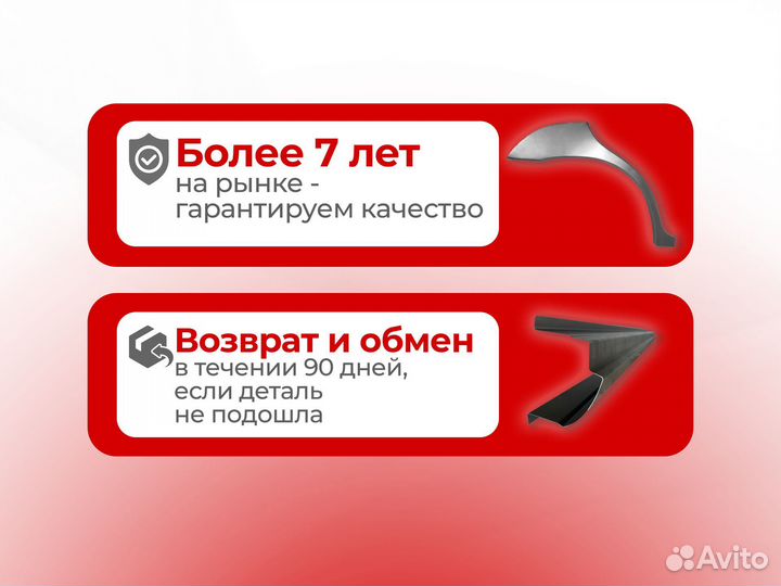 Ремонтные пороги и арки для Fiat Пятигорск