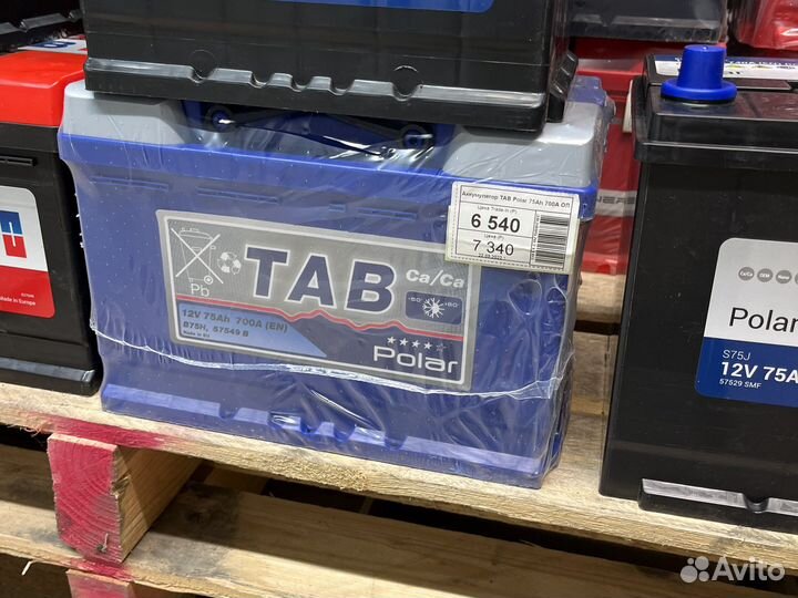 Аккумулятор TAB Polar 75Ah 700A (EN)