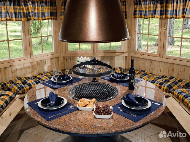 Беседка теплая на 12-15 чел