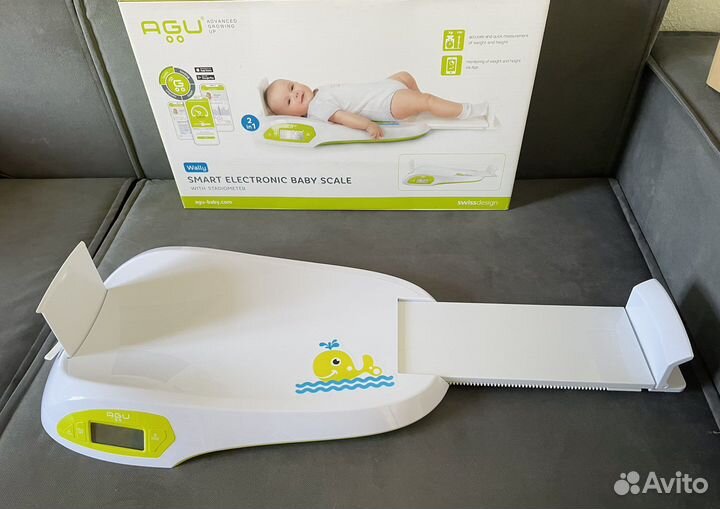 Детские весы Agu Baby электронные с ростомером