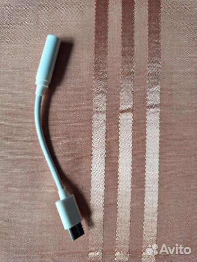 Адаптер переходник с USB тип C на Джек 3,5