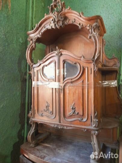 Верх от горки старинный, орех