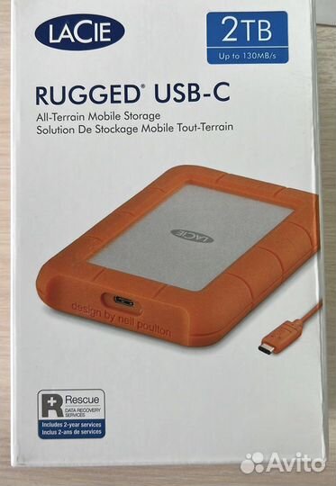 Внешний жесткий диск LaCie Rugged USB-C 2TB