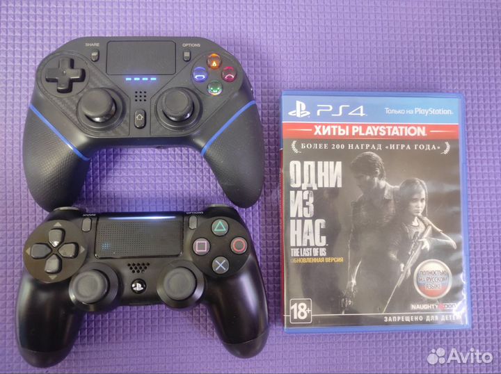 Sony playstation 4 slim 1tb 2 джостика много игр