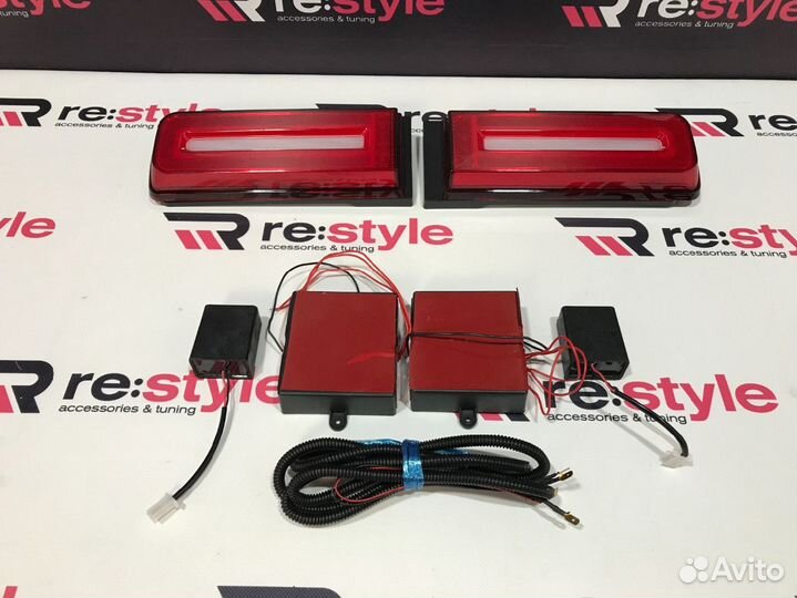 Стопы Mercedes G-Class Стиль 18г Красные N2429