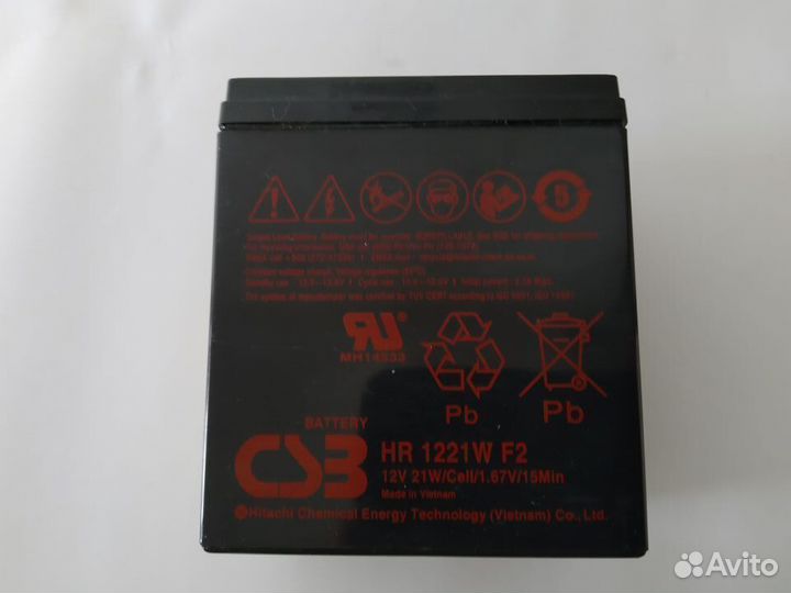 Аккумуляторы CSB 1272 GP F2 и CSB HR 1221 W F2