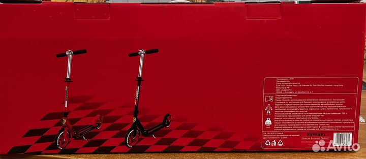 Новый самокат Феррари для взрослых