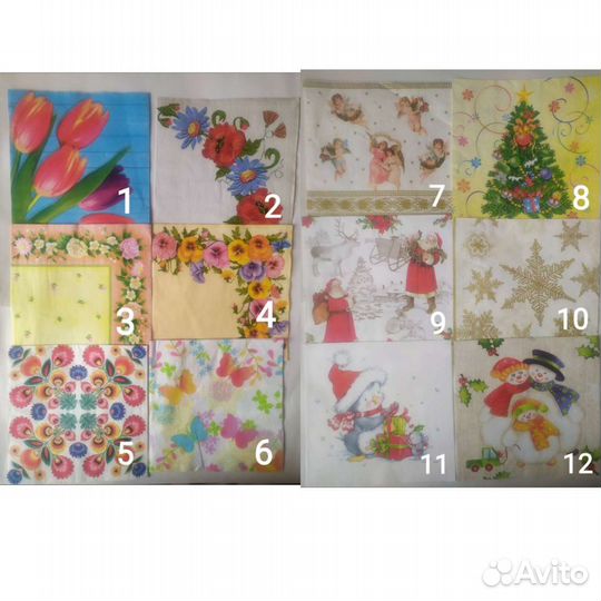 Салфетки для декупажа