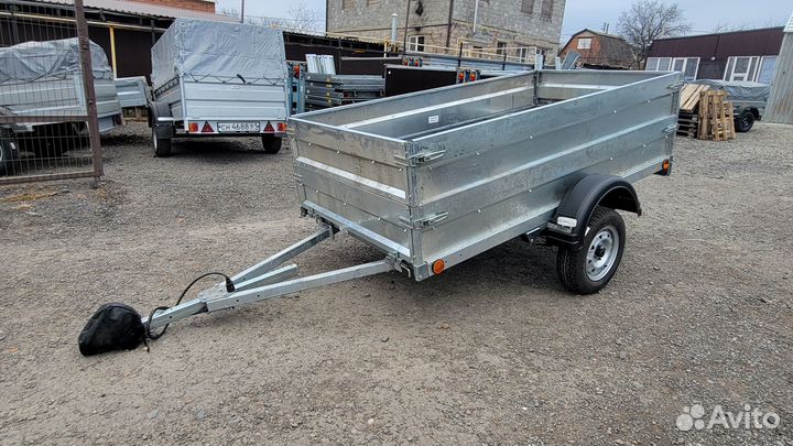 Легковой прицеп Крепыш 2.5/1.3 с доп. бортом