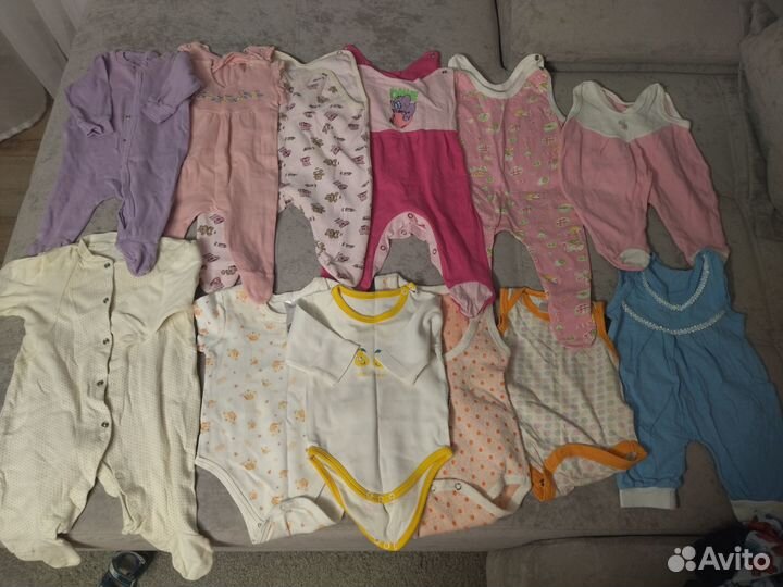 Пакет одежды для девочки 2-6мес