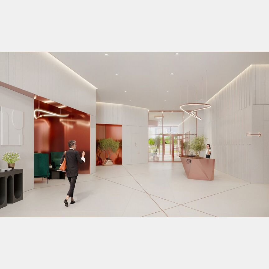 3-к. квартира, 98,6 м², 2/50 эт.