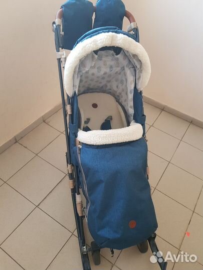 Санки коляска Nika 7-8к
