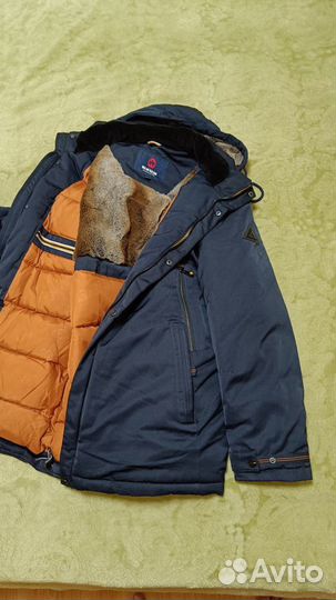 Куртка пуховик мужская размер 54-56 бу