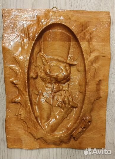 Настенное панно из дерева бук