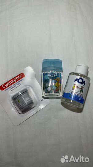 Судокрем 10гр и средство для купания