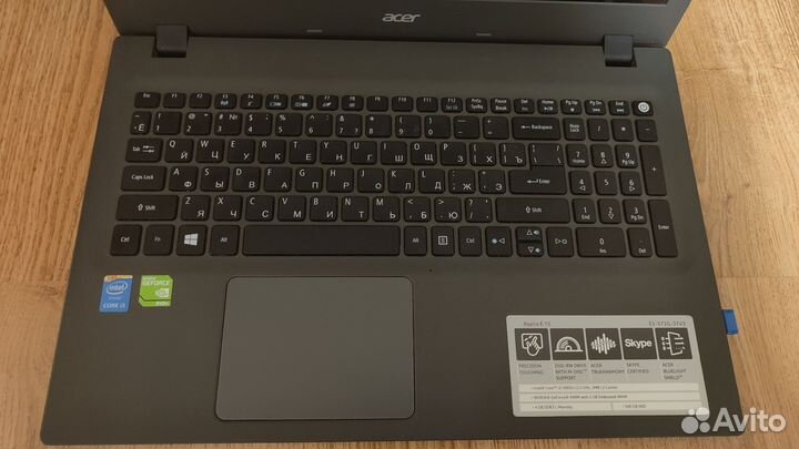 Ноутбук Acer aspire E 15 E5 (12гб RAM, SSD)