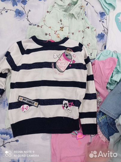 Большой пакет вещей для девочки