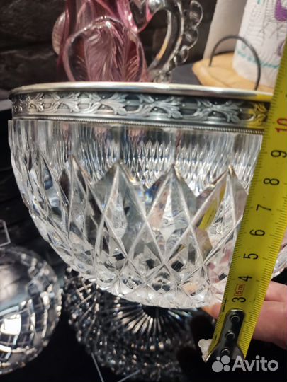 Хрусталь винтаж салатники, конфетницы