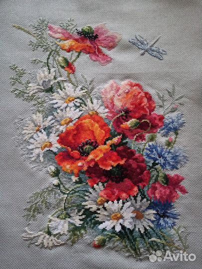 Картина вышитая крестом 