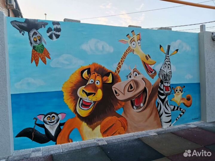 Роспись стен / художник-оформитель