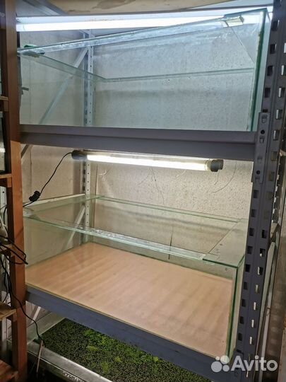 Аквариумы 170л, распределители воздуха