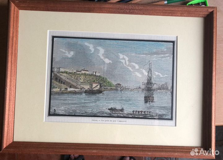 Одесса Антикварная гравюра1