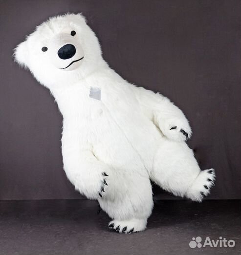 Белый мишка аниматор