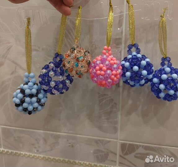 Елочные украшения ручная работа подарки