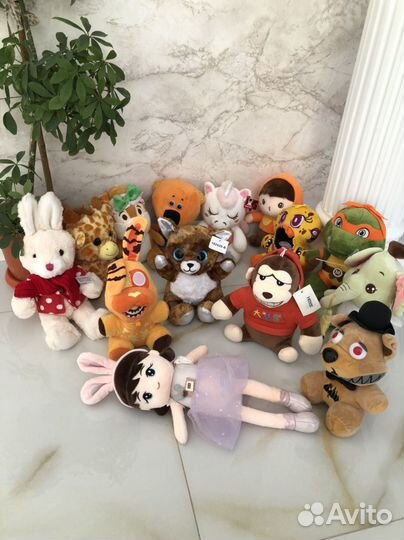 Мягкие игрушки новые