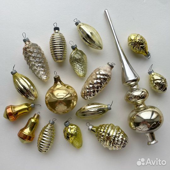 Елочные игрушки СССР Наборы Советских игрушек