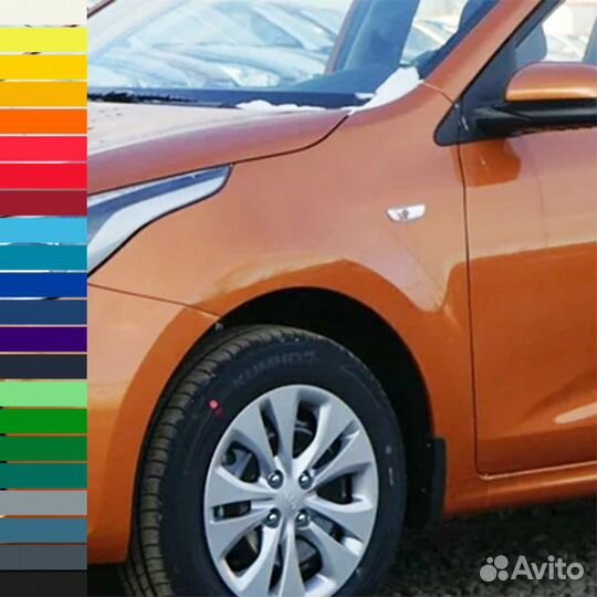 Крыло переднее левое в цвет Kia Rio 4 (2017-2020)