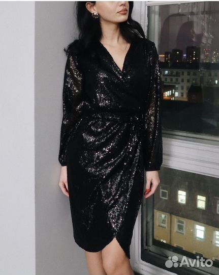 Вечернее платье из пайеток