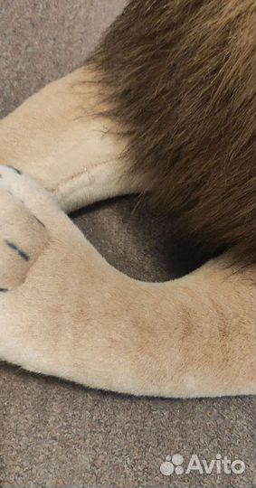 Большая мягкая игрушка лев