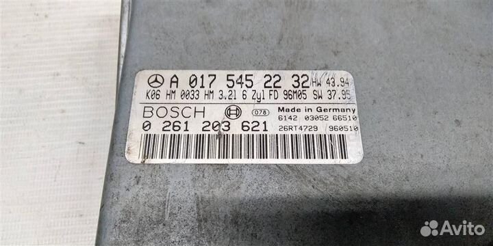 Эбу двс mersedesbenz W210 E 95-00г 1236-с-оем