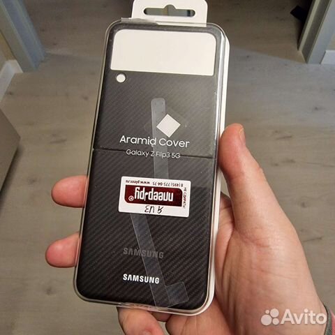 Карбоновый чехол Samsung galaxy z flip 3