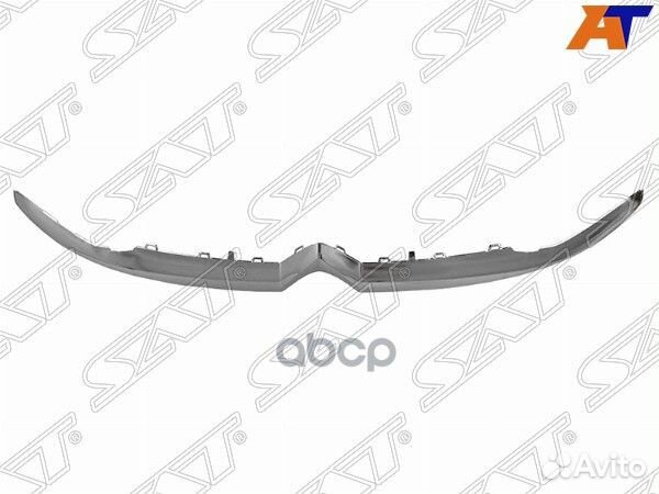 Молдинг бампера Citroen Berlingo 08-16 (Спереди