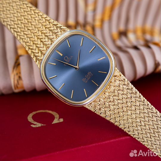 Оригинал Omega DeVille Кварц Серебро